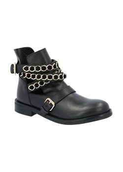 TWINSET Skórzane botki ze sklepu Gomez Fashion Store w kategorii Botki - zdjęcie 184310403