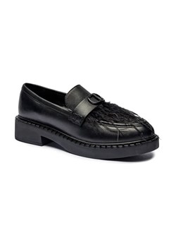 TWINSET Skórzane loafersy ze sklepu Gomez Fashion Store w kategorii Półbuty damskie - zdjęcie 184310700