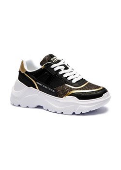 Versace Jeans Couture Sneakersy SPEEDTRACK DIS. 4 | z dodatkiem skóry ze sklepu Gomez Fashion Store w kategorii Buty sportowe damskie - zdjęcie 184310880
