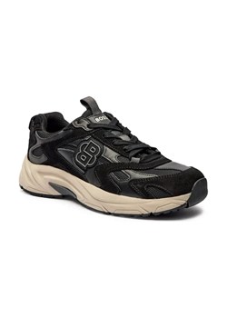 BOSS BLACK Sneakersy Levitt_Runn_BB | z dodatkiem skóry ze sklepu Gomez Fashion Store w kategorii Buty sportowe męskie - zdjęcie 184311004