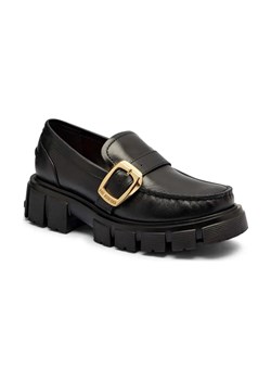 Love Moschino Skórzane loafersy SCARPAD ze sklepu Gomez Fashion Store w kategorii Półbuty damskie - zdjęcie 184311021