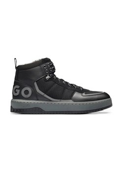 HUGO Skórzane sneakersy Kilian Hito hkmx ze sklepu Gomez Fashion Store w kategorii Buty sportowe męskie - zdjęcie 184311040