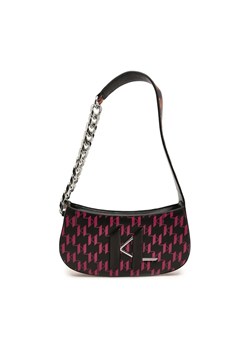Karl Lagerfeld Skórzane hobo K/Saddle Chain Print Baguette ze sklepu Gomez Fashion Store w kategorii Torebki bagietki - zdjęcie 184311042