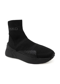 Pinko Sneakersy STOCKTON KNIT | z dodatkiem skóry ze sklepu Gomez Fashion Store w kategorii Buty sportowe damskie - zdjęcie 184311300