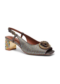 Kurt Geiger Sandały na słupku CHELSEA BLOCK SQ SLING ze sklepu Gomez Fashion Store w kategorii Sandały damskie - zdjęcie 184311404