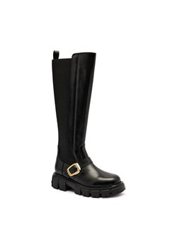 Love Moschino Skórzane oficerki ze sklepu Gomez Fashion Store w kategorii Kozaki damskie - zdjęcie 184311672