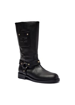 Elisabetta Franchi Skórzane kozaki ze sklepu Gomez Fashion Store w kategorii Buty zimowe dziecięce - zdjęcie 184311773