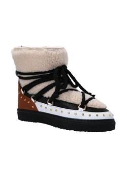 INUIKII Skórzane śniegowce CURLY ROCK | z dodatkiem wełny ze sklepu Gomez Fashion Store w kategorii Śniegowce damskie - zdjęcie 184312113