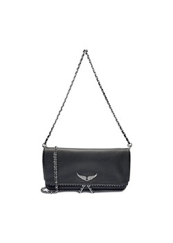 Zadig&Voltaire Skórzana torebka na ramię ROCK GRAINED ze sklepu Gomez Fashion Store w kategorii Listonoszki - zdjęcie 184312813