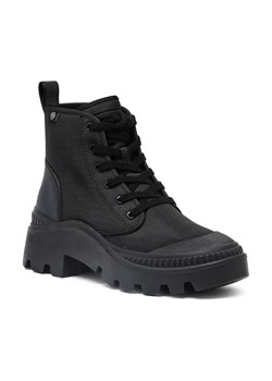 TORY BURCH Botki Camp Sneaker Boot | z dodatkiem skóry ze sklepu Gomez Fashion Store w kategorii Workery damskie - zdjęcie 184312844