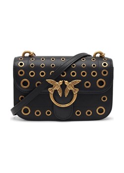 Pinko Skórzana listonoszka LOVE BELL MINI VITELLO SETA + ze sklepu Gomez Fashion Store w kategorii Listonoszki - zdjęcie 184312980