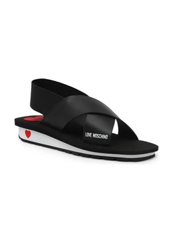 Love Moschino Skórzane sandały ze sklepu Gomez Fashion Store w kategorii Sandały damskie - zdjęcie 184312993