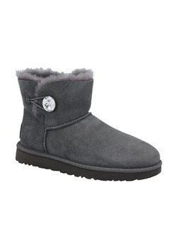 UGG Skórzane śniegowce MINI BAILEY BUTTON BLING ze sklepu Gomez Fashion Store w kategorii Śniegowce damskie - zdjęcie 184313233