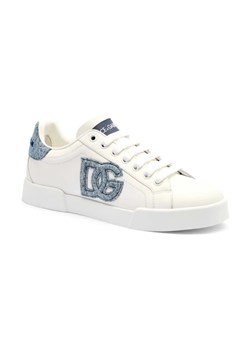Dolce & Gabbana Skórzana sneakersy Portofino ze sklepu Gomez Fashion Store w kategorii Buty sportowe damskie - zdjęcie 184313764