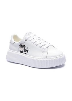 Karl Lagerfeld Kids Skórzane sneakersy ze sklepu Gomez Fashion Store w kategorii Buty sportowe dziecięce - zdjęcie 184313861