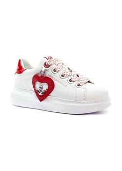 Karl Lagerfeld Skórzane sneakersy KAPRI Valentine ze sklepu Gomez Fashion Store w kategorii Buty sportowe damskie - zdjęcie 184314143
