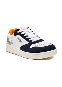 Aeronautica Militare Skórzane sneakersy ze sklepu Gomez Fashion Store w kategorii Buty sportowe męskie - zdjęcie 184314163
