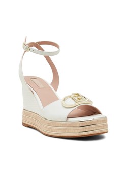 Liu Jo Skórzane koturny KAREN 01 ze sklepu Gomez Fashion Store w kategorii Espadryle damskie - zdjęcie 184314174