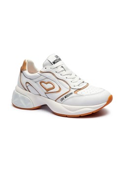 Love Moschino Skórzane sneakersy CRYSTAL60 ze sklepu Gomez Fashion Store w kategorii Buty sportowe damskie - zdjęcie 184314180