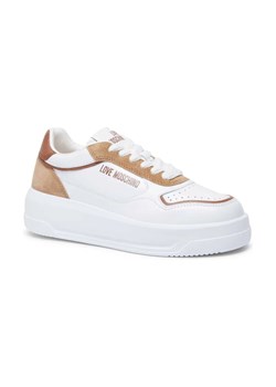 Love Moschino Skórzane sneakersy ze sklepu Gomez Fashion Store w kategorii Buty sportowe damskie - zdjęcie 184314414