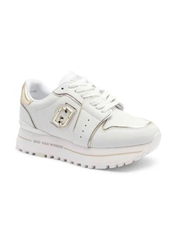 Liu Jo Sneakersy MAXI WONDER 85 | z dodatkiem skóry ze sklepu Gomez Fashion Store w kategorii Buty sportowe damskie - zdjęcie 184314584