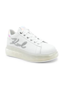 Karl Lagerfeld Skórzane trampki KAPRI KUSHION Signia Pearl Logo Lo ze sklepu Gomez Fashion Store w kategorii Buty sportowe damskie - zdjęcie 184314660