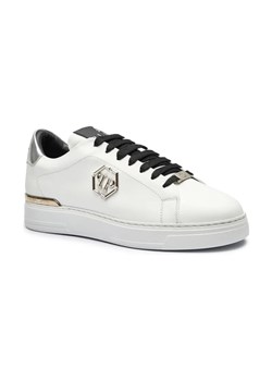 Philipp Plein Skórzane sneakersy Hexagon ze sklepu Gomez Fashion Store w kategorii Buty sportowe męskie - zdjęcie 184314852