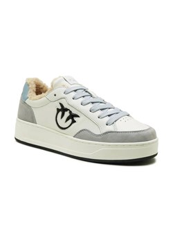 Pinko Skórzane sneakersy BONDY 2.0 SNEAKER PELLE VITELL ze sklepu Gomez Fashion Store w kategorii Buty sportowe damskie - zdjęcie 184314881
