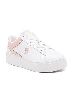 Tommy Hilfiger Skórzane sneakersy TH PLATFORM COURT ze sklepu Gomez Fashion Store w kategorii Buty sportowe damskie - zdjęcie 184314922
