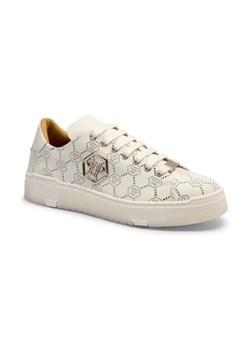 Philipp Plein Skórzane sneakersy Low Top Monogram ze sklepu Gomez Fashion Store w kategorii Buty sportowe męskie - zdjęcie 184315150