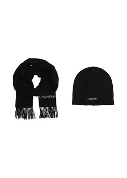 Calvin Klein Szal + czapka | z dodatkiem wełny ze sklepu Gomez Fashion Store w kategorii Czapki zimowe męskie - zdjęcie 184315300