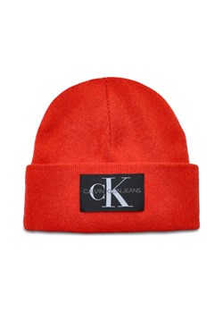 Calvin Klein Jeans Czapka | z dodatkiem wełny i kaszmiru ze sklepu Gomez Fashion Store w kategorii Czapki zimowe męskie - zdjęcie 184315530