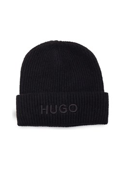 HUGO Czapka Social | z dodatkiem wełny i kaszmiru ze sklepu Gomez Fashion Store w kategorii Czapki zimowe damskie - zdjęcie 184315551