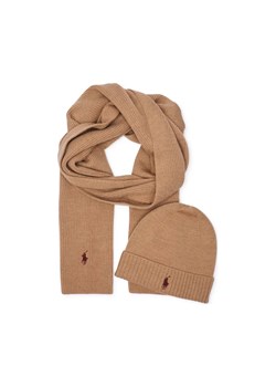 POLO RALPH LAUREN Wełniany szal + czapka ze sklepu Gomez Fashion Store w kategorii Czapki zimowe męskie - zdjęcie 184316430