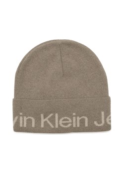 Calvin Klein Jeans Czapka | z dodatkiem wełny i kaszmiru ze sklepu Gomez Fashion Store w kategorii Czapki zimowe damskie - zdjęcie 184316500