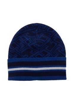 Tommy Hilfiger Wełniana czapka TH MONOGRAM AOP ze sklepu Gomez Fashion Store w kategorii Czapki zimowe męskie - zdjęcie 184316780