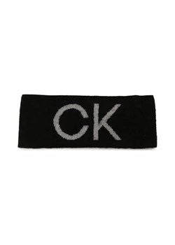 Calvin Klein Dwustronna opaska ELEVATED MONOGRAM | z dodatkiem wełny ze sklepu Gomez Fashion Store w kategorii Opaski damskie - zdjęcie 184316784