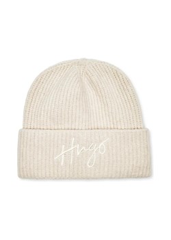HUGO Czapka Socialy_Hat | z dodatkiem wełny i kaszmiru ze sklepu Gomez Fashion Store w kategorii Czapki zimowe damskie - zdjęcie 184317334