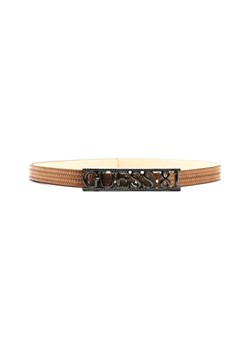 GUESS Pasek ELLY | z dodatkiem skóry ze sklepu Gomez Fashion Store w kategorii Paski damskie - zdjęcie 184317791