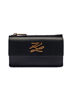 Karl Lagerfeld Skórzane etui na karty K/AUTOGRAPH ze sklepu Gomez Fashion Store w kategorii Etui - zdjęcie 184318062