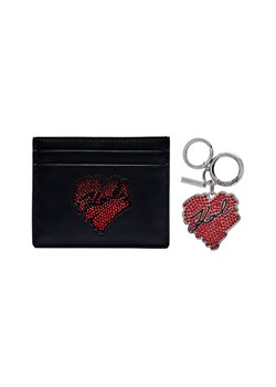 Karl Lagerfeld Skórzane etui na karty K/HEARTS ze sklepu Gomez Fashion Store w kategorii Etui - zdjęcie 184318070