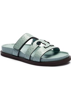TORY BURCH Skórzane klapki INES SPORT ze sklepu Gomez Fashion Store w kategorii Klapki damskie - zdjęcie 184318864