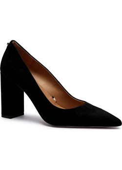 BOSS BLACK Skórzane czółenka na słupku Janet_ChPump90 ze sklepu Gomez Fashion Store w kategorii Czółenka - zdjęcie 184321404