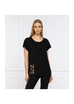 EA7 T-shirt | Regular Fit ze sklepu Gomez Fashion Store w kategorii Bluzki damskie - zdjęcie 184322180