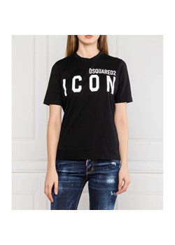Dsquared2 T-shirt RENNY | Regular Fit ze sklepu Gomez Fashion Store w kategorii Bluzki damskie - zdjęcie 184322282
