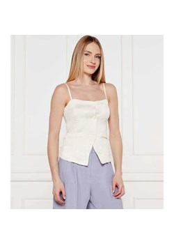 TWINSET Top | Slim Fit | z dodatkiem lnu ze sklepu Gomez Fashion Store w kategorii Bluzki damskie - zdjęcie 184322630