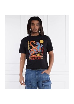 Replay T-shirt | Regular Fit ze sklepu Gomez Fashion Store w kategorii T-shirty męskie - zdjęcie 184322743
