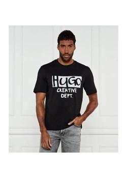 Hugo Blue T-shirt Nugocrea | Regular Fit ze sklepu Gomez Fashion Store w kategorii T-shirty męskie - zdjęcie 184322761