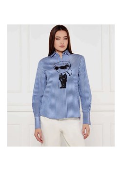 Karl Lagerfeld Koszula IKON | Relaxed fit ze sklepu Gomez Fashion Store w kategorii Koszule damskie - zdjęcie 184322793