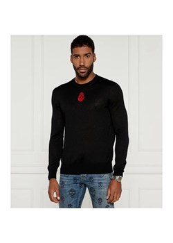 Alexander McQueen Wełniany sweter JUMPER | Regular Fit ze sklepu Gomez Fashion Store w kategorii Swetry męskie - zdjęcie 184322951